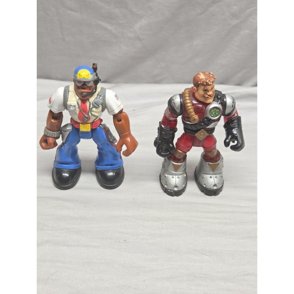 LOT of 2 Vintage Fisher-Price Rescue Heroes Figures 94